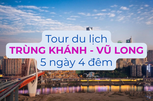 TOUR TRÙNG KHÁNH - VŨ LONG 5 NGÀY 4 ĐÊM BAY WEST AIR